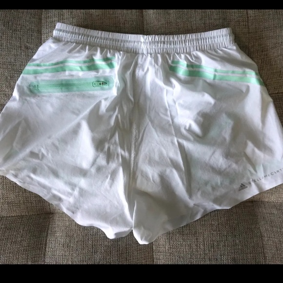 Adidas Stella McCartney Revolve  TPA asmc  Running Shorts White XS NWT - Picture 10 of 10